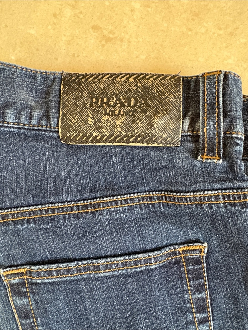 PRADA Blue Denim Jeans, Lightweight 31x29
